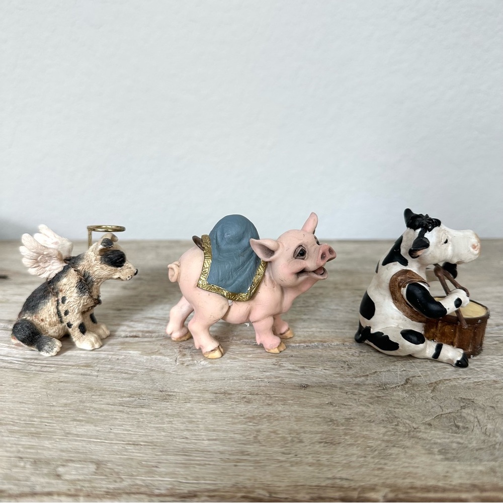 Big Sky Carvers Random Barn Animals Resin Partial Nativity Set - Picture 7 of 9